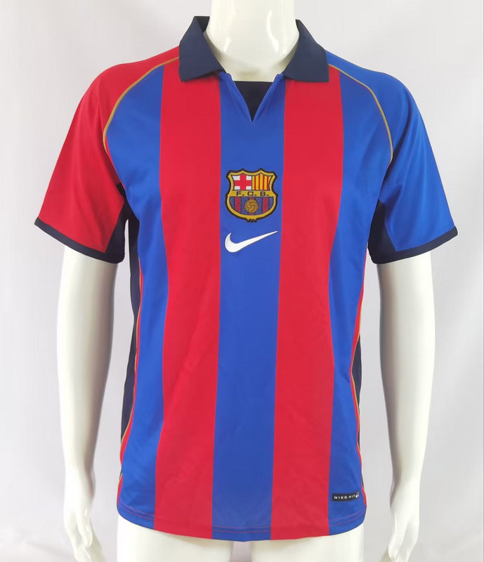 Barcelona Home Retro Jersey 2001/02