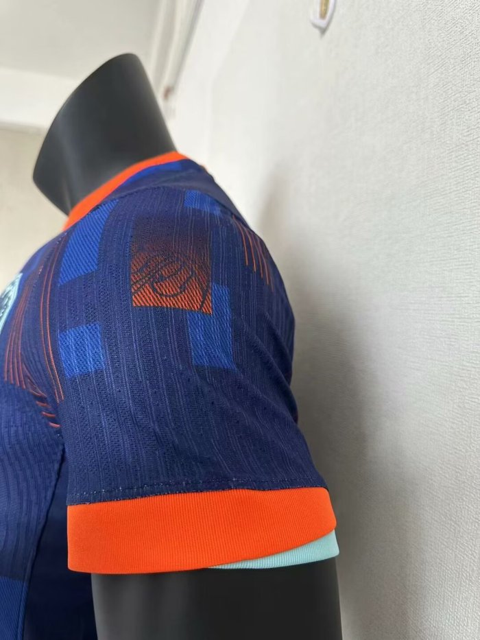 Netherlands 2024 Euro Away Player Man Jersey