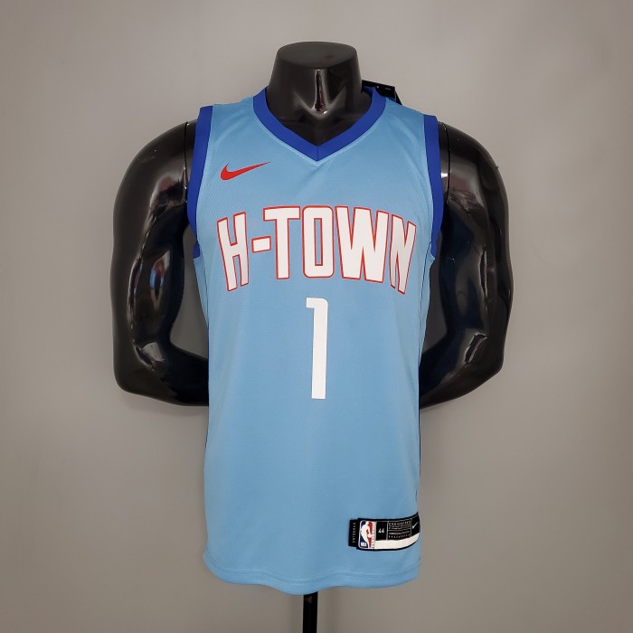 Tracy McGrady Houston Rockets City Edition Swingman Jersey Blue