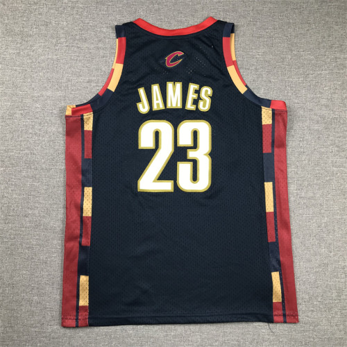 Cleveland Cavaliers Kids Jersey Black Classics Edition 2007 NO.23 JAMES