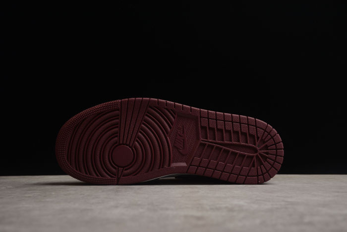 Air Jordan 1 Low Bordeaux Cherrywood/Red/Grey 553558-615