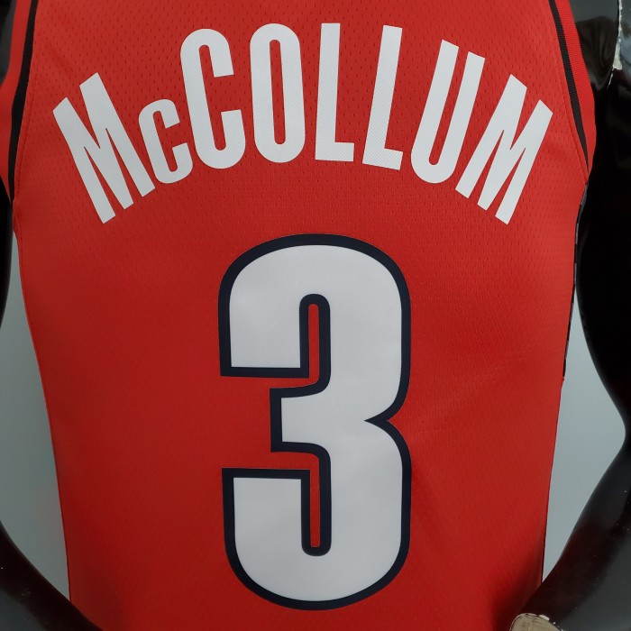 C.J. McCollum Portland Trail Blazers Swingman Jersey Red