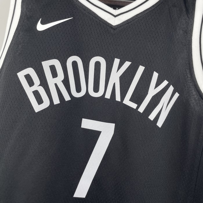 Brooklyn Nets Kids Jersey Black Icon Edition No.7 IRVING