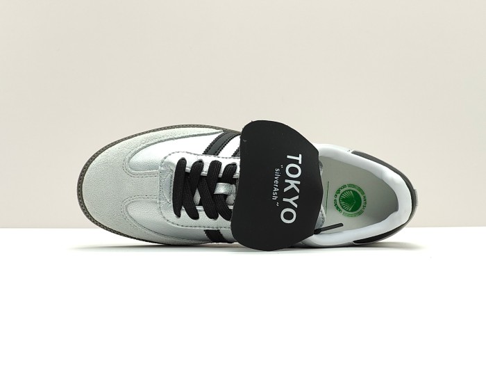 Adidas Samba OG 'Silver Metallic Black Gum'