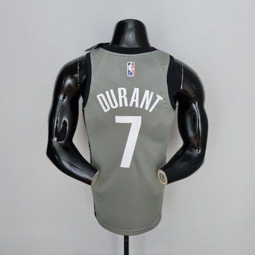 Kevin Durant Brooklyn Nets 75th Anniversary Swingman Jersey Gray