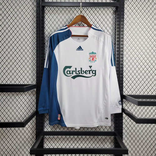 Liverpool Away Long Sleeve Retro Jersey 07/08