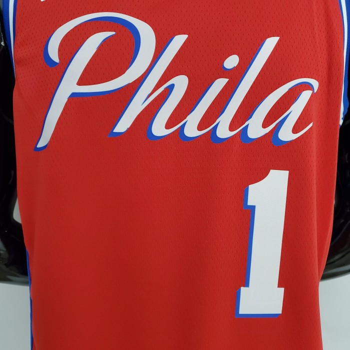 James Harden Philadelphia 76ers Swingman Jersey Red