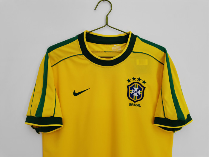 Brazil Home Retro Jersey 1998