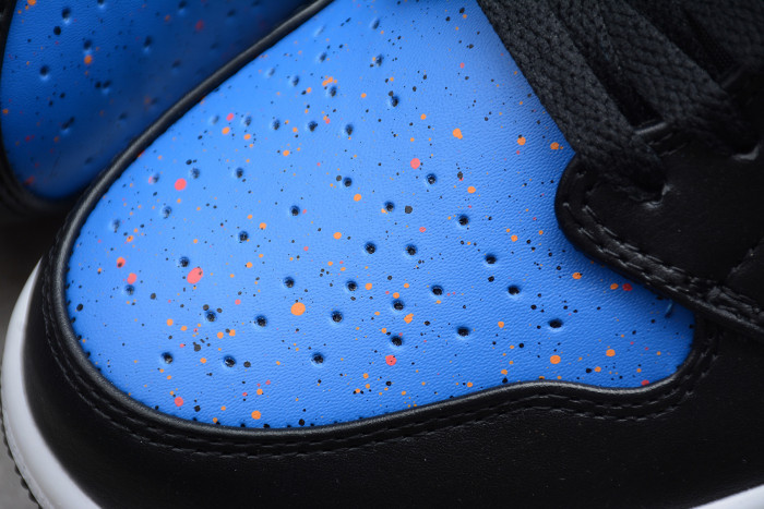 Air Jordan 1 Retro Mid Royal Paint Splatter 554724-048