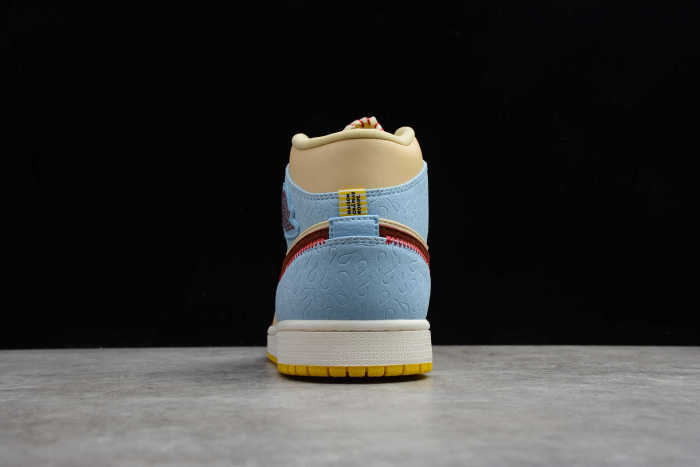 Air Jordan 1 Mid SE Fearless Maison Chateau Rouge CU2803-200