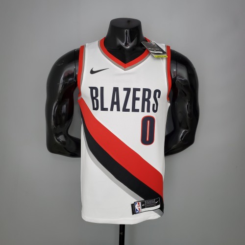 Damian Lillard Portland Trail Blazers Swingman Jersey White