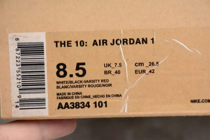 Virgil Abloh Off-White x Air Jordan 1 Retro High OG Chicago AA3834-101