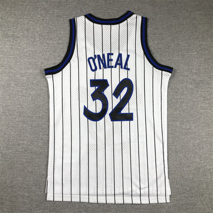 Orlando Magic Kids Jersey White Stripes 90s NO.32 O‘NEAL