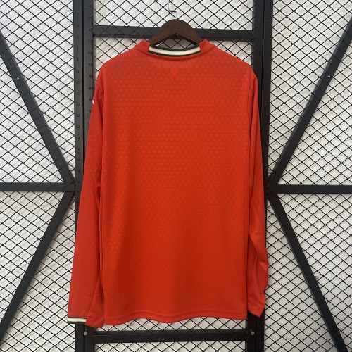 Portugal Euro 2025 Home Long Sleeve Man Jersey