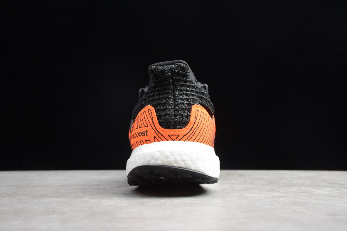 Ultra Boost Black Solar Orange EH1423