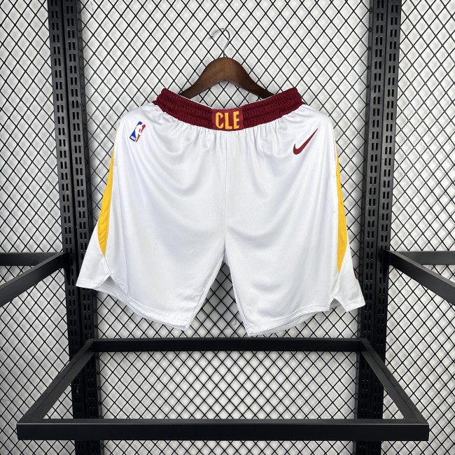 Cleveland Cavaliers White Basketball Shorts Association Issue 2021