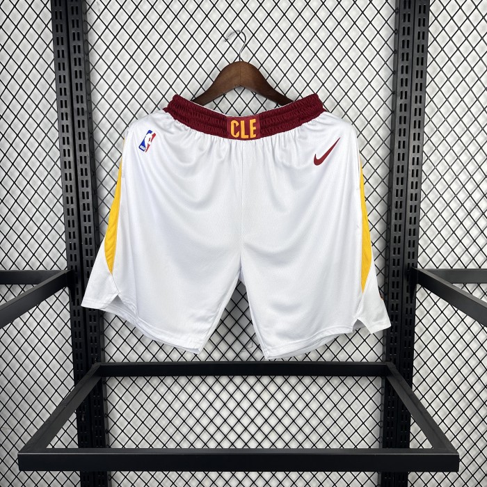 Cleveland Cavaliers White Basketball Shorts Association Issue 2021