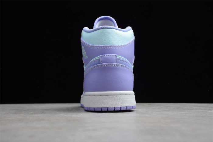 Air Jordan 1 Mid Purple Aqua 554724-500