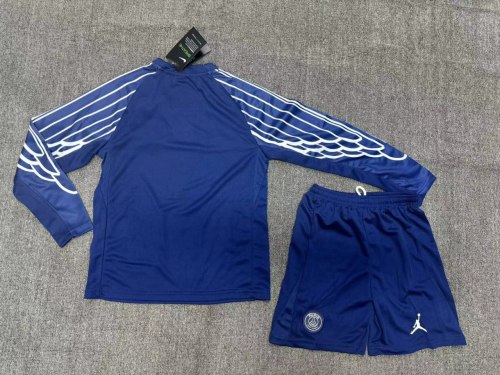 Paris Saint Germain Fourth Long Sleeve Kids Suit 24/25