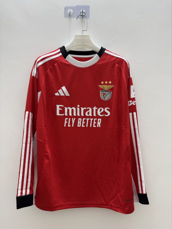 SL Benfica Home Long Sleeve Man Jersey 25/26