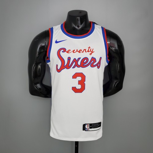 Allen Iverson Philadelphia 76ers 2020/21 Swingman Jersey White