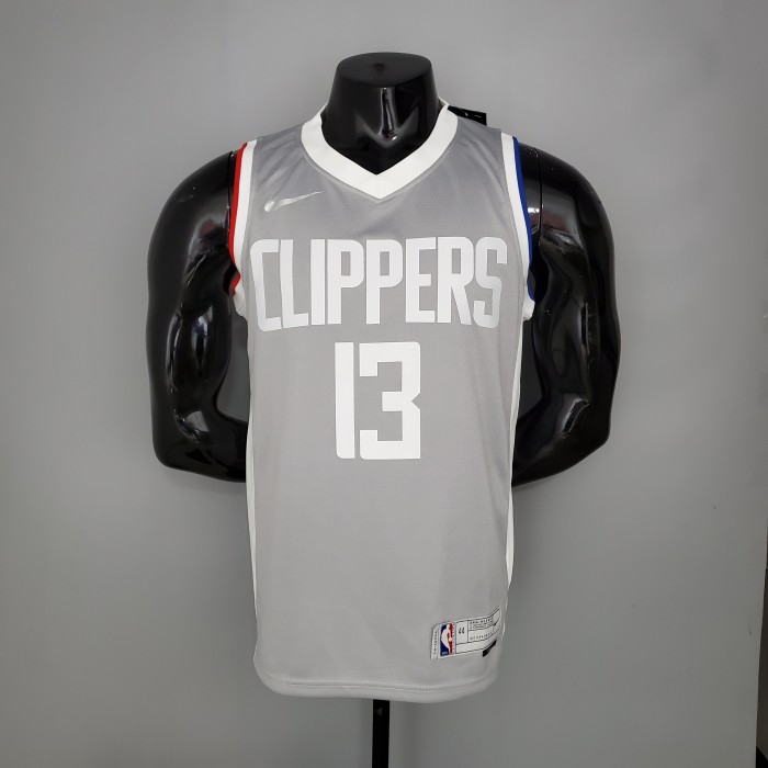 Paul George LA Clippers Bonus Edition Swingman Jersey Gray