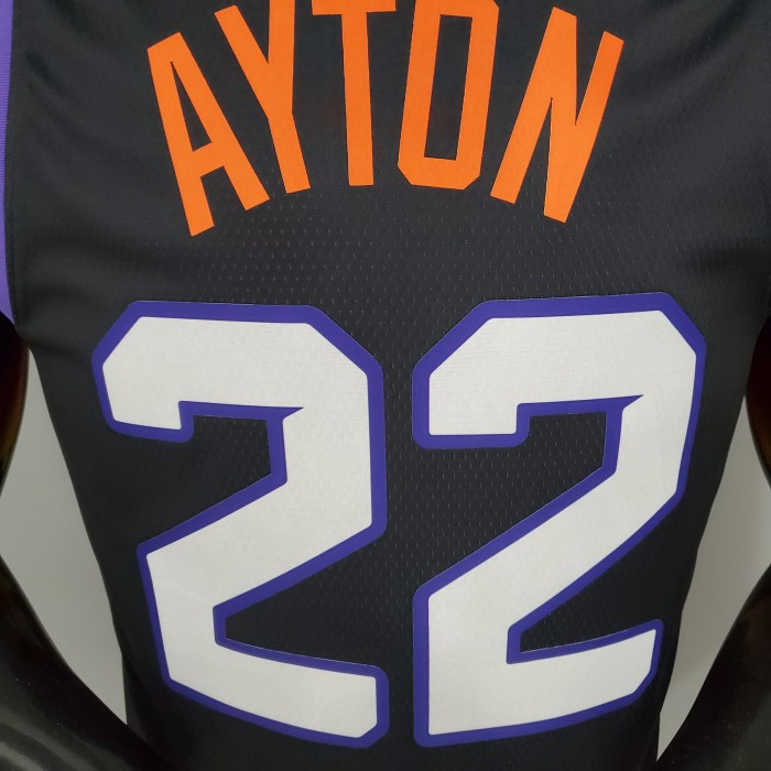 Deandre Ayton Phoenix Suns City Edition 2021 Swingman Jersey Black