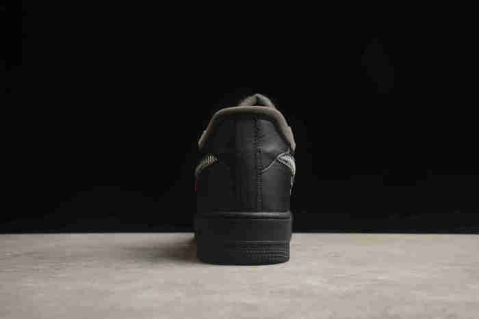 Conplex Con Off-White x MoMa x Air Force 1'07 Virgil black with zipper AV5210-001