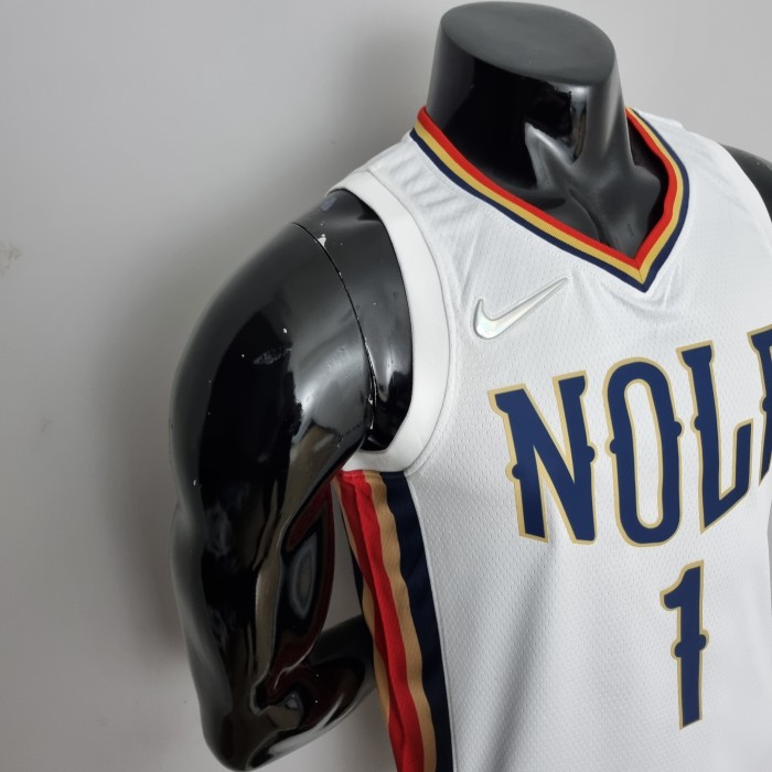 Zion Williamson New Orleans Pelicans 2022 City Edition Swingman Jersey White