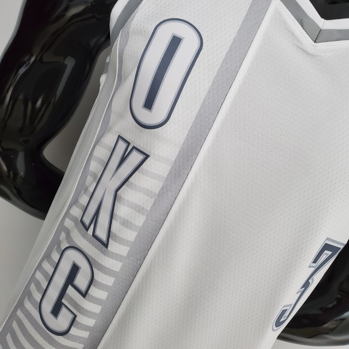 Chris Paul Oklahoma City Thunder 75th Anniversary 2022 City Edition Swingman Jersey White