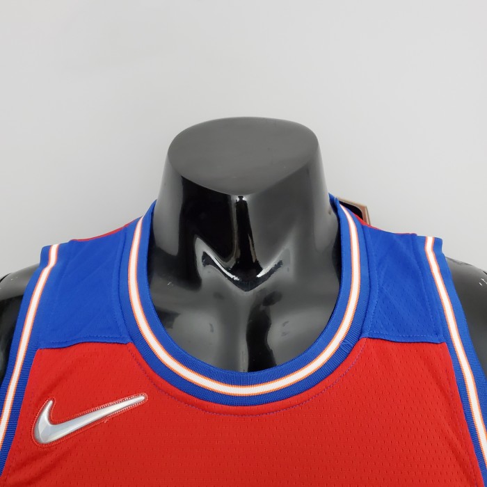 Bradley Beal Washington Wizards 2022 Talent City Edition Swingman Jersey Blue Red