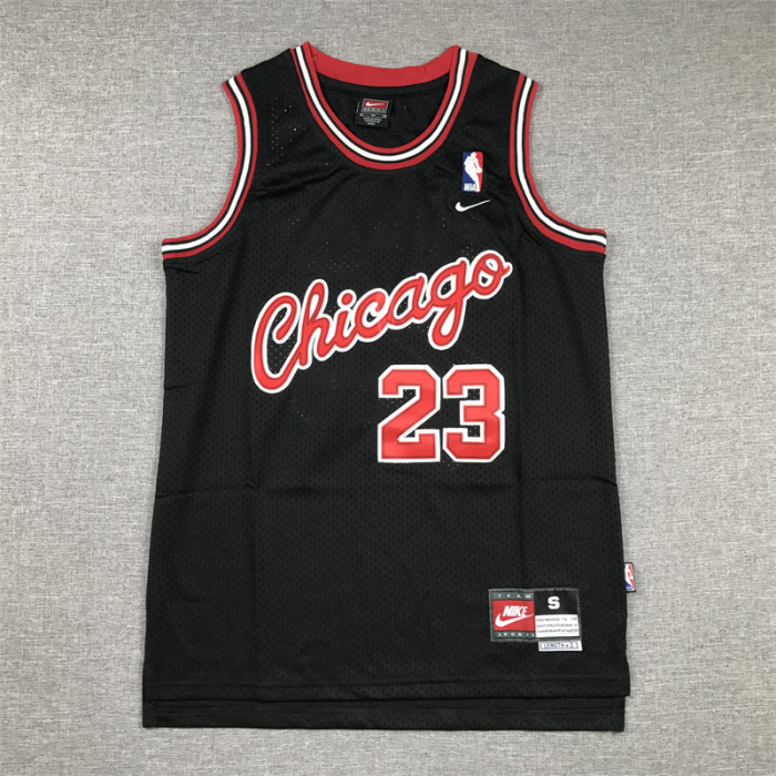 Chicago Bulls Kids Jersey Black Retro 84/85  NO.23 JORDAN
