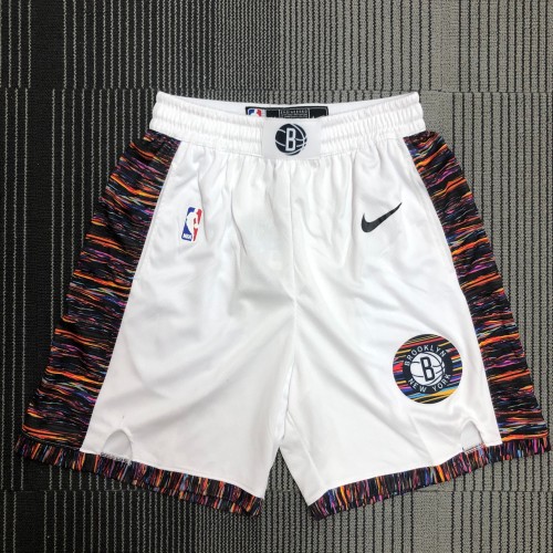 Brooklyn Nets White Shorts City Edition  19/20