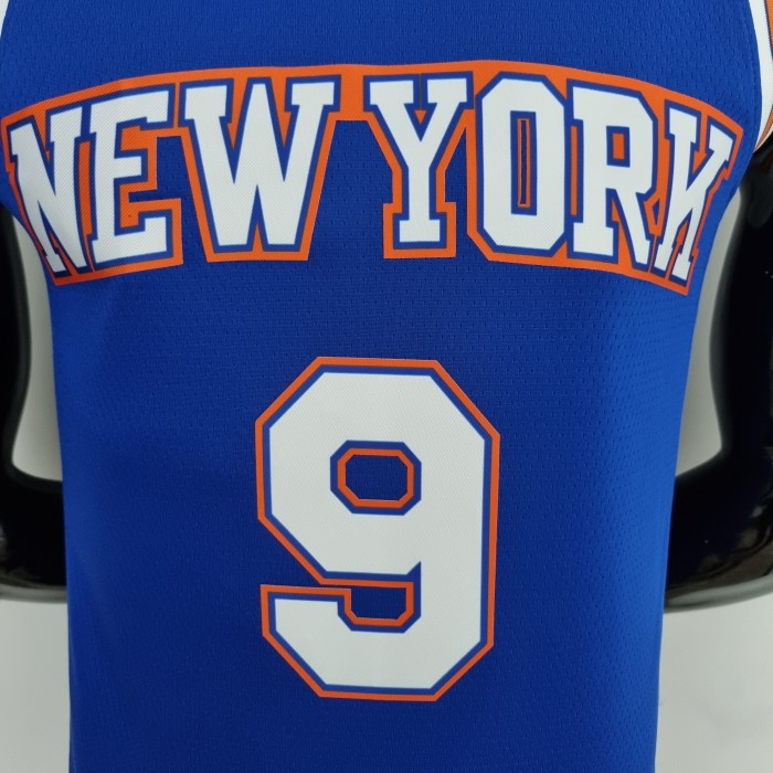 RJ Barrett New York Knicks 75th Anniversary Swingman Jersey Blue