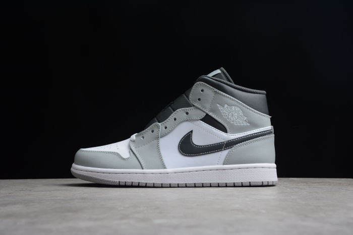 Air Jordan 1 Mid Light Smoke Grey