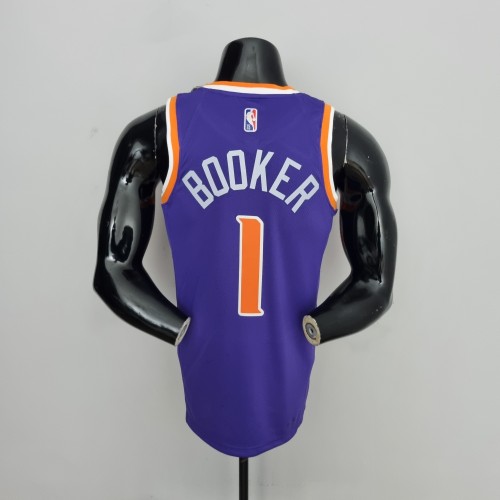 Devin Booker Phoenix Suns 75th Anniversary Swingman Jersey Purple