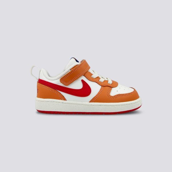 Air Force Low-Top Children's Casual Sneakers Orange Red White