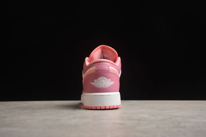 Air Jordan 1 Low Desert Berry Coral Chalk White 553560-616