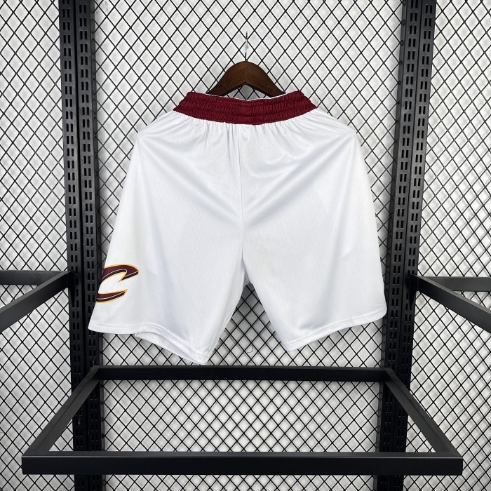 Cleveland Cavaliers White Basketball Shorts Association Issue 2021