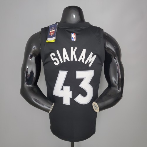 Pascal Siakam Toronto Raptors Bonus Edition 2020/21 Swingman Jersey Black and Purple