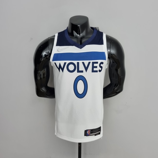 D'Angelo Russell Minnesota Timberwolves 75th Anniversary 2022 Swingman Jersey White