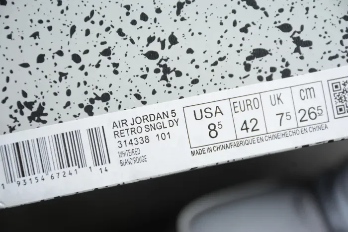 Air Jordan 5 Retro Low “Fire Red” 314338-101