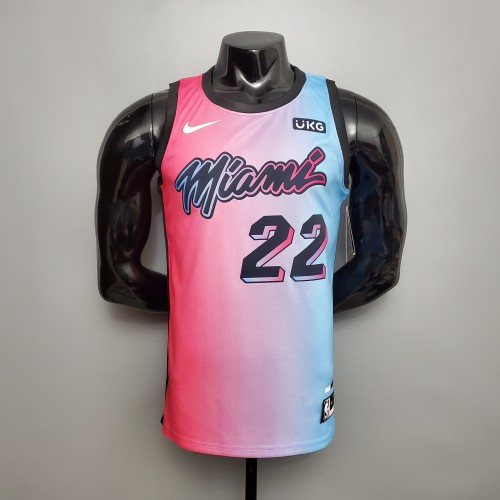 Jimmy Butler Miami Heat Swingman Jersey Pink Blue