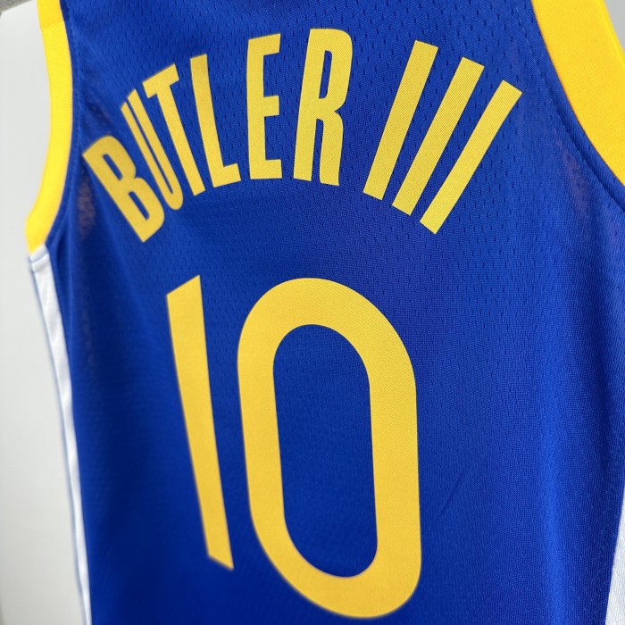 Golden State Warriors  Kids Jersey Blue Icon Edition 22/23 NO.10 BUTLERIII