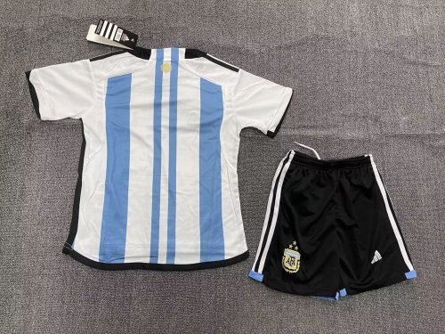 Argentina Home Kids Jersey 2022
