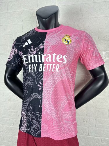 Real Madrid Pink Dragon Pattern Player Jersey 25/26