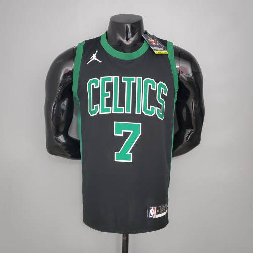 Jaylen Brown Boston Celtics Theme Black Swingman Jersey