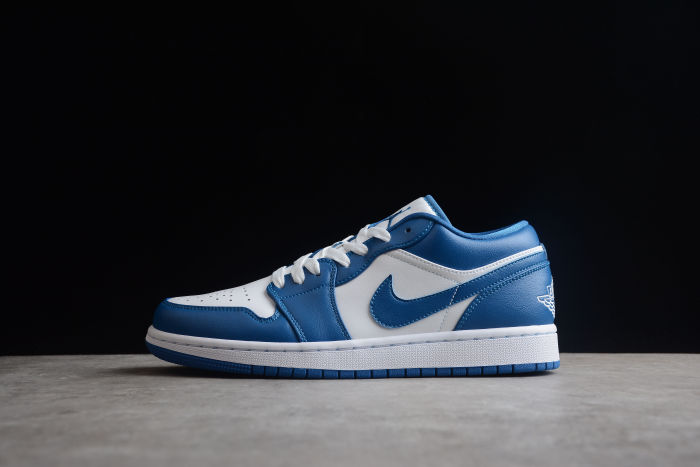 Air Jordan 1 Low Dark Marina Blue White DC0774-114