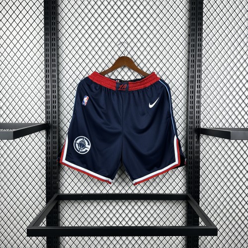 Los Angeles Clippers Team Basketball Shorts Blue 2025