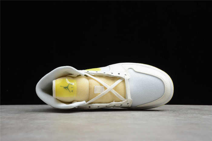 Air Jordan 1 Mid SE Voltage Yellow/White/Sail DB2822-107